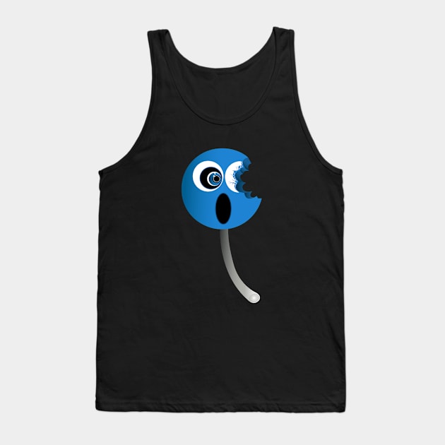 Blue Sucker Tank Top by adamzworld